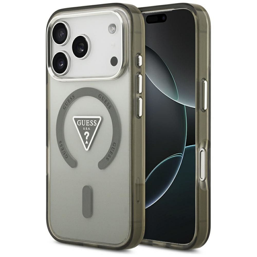 GUESS ümbris jaoks IPHONE 17 Pro compatible with MagSafe GUHMP17LHGTMLCGA (IML Gradient W/ Triangle Logo) khaki