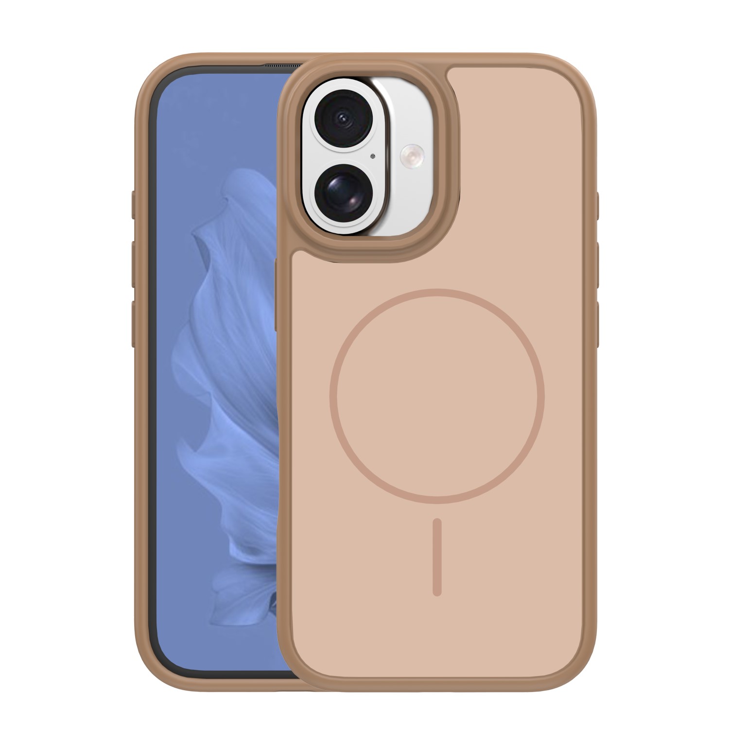 Frame Thin Mag ümbris for iPhone 17 6,3" pruun