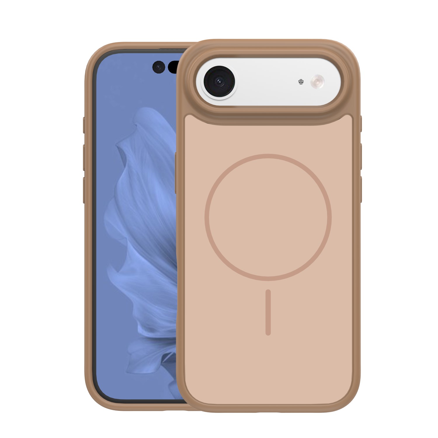 Frame Thin Mag ümbris for iPhone 17 Air 6,6" pruun