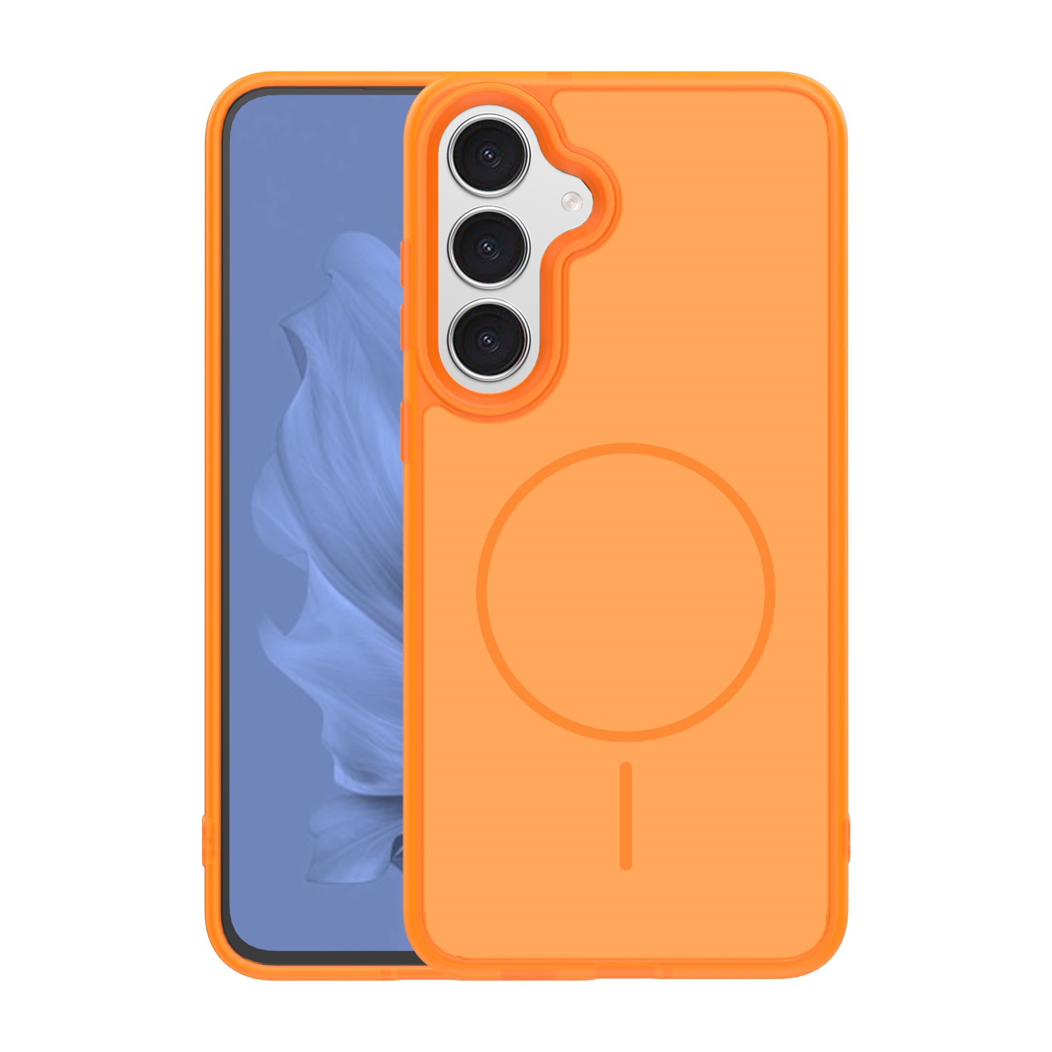 Frame Thin Mag ümbris for Samsung Galaxy S26 oranž