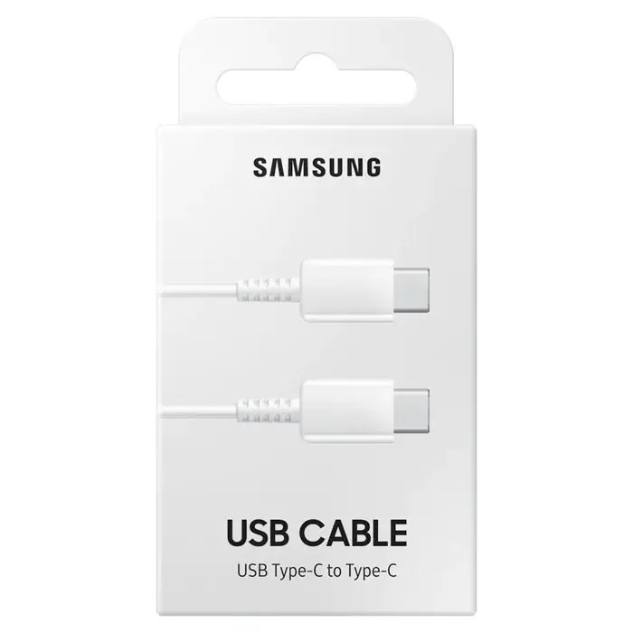 SAMSUNG original cable Type Cto Type C EP-DA705BWEGWW 1 m white blister