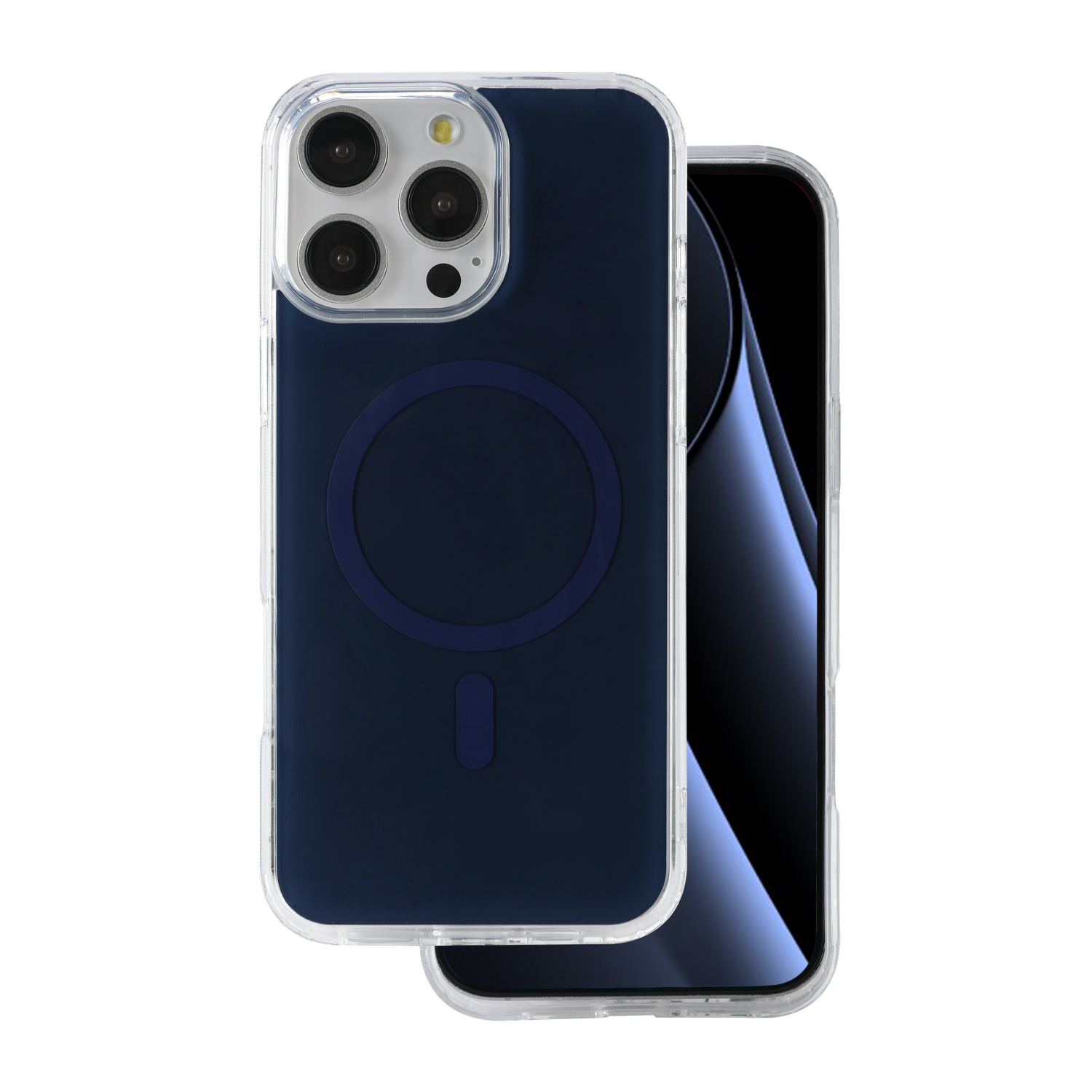 Чехол Lowkey Mag для iPhone 16 Pro 6,3" тёмно-синий