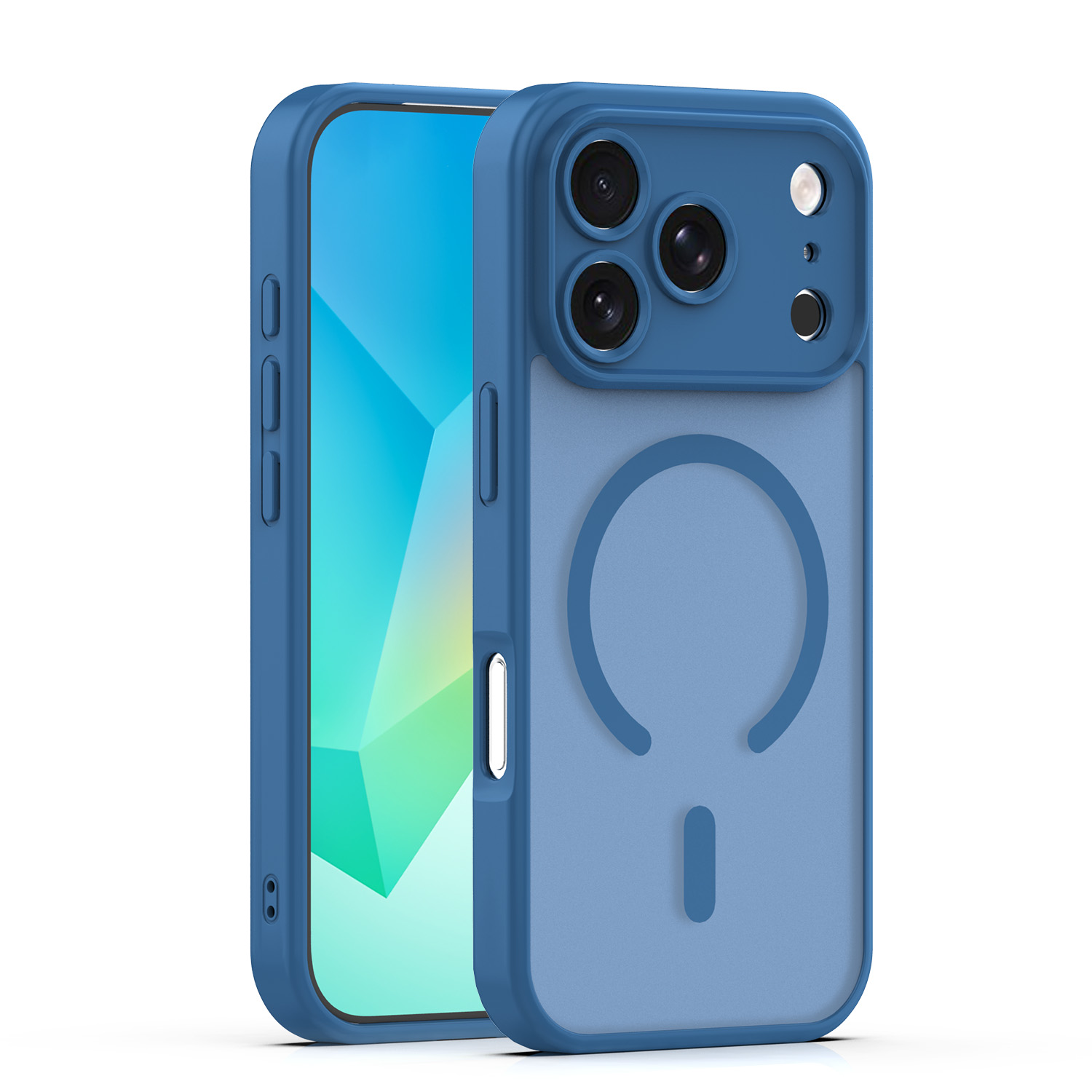 Mag Matt ümbris iPhone 17 Pro Max 6,9'' tumesinine