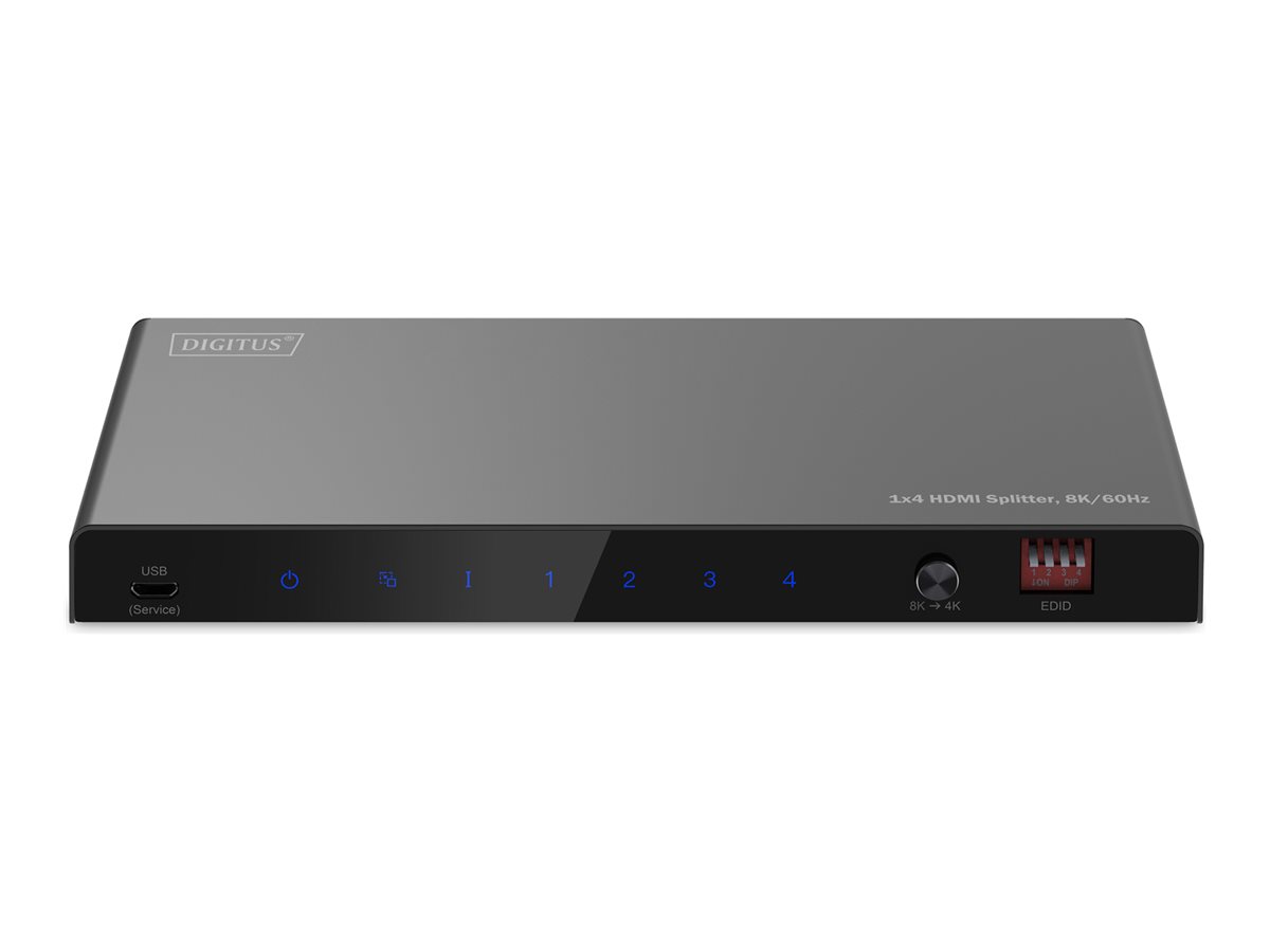 Digitus 1x4 HDMI jaotur 8K/60Hz Stereo