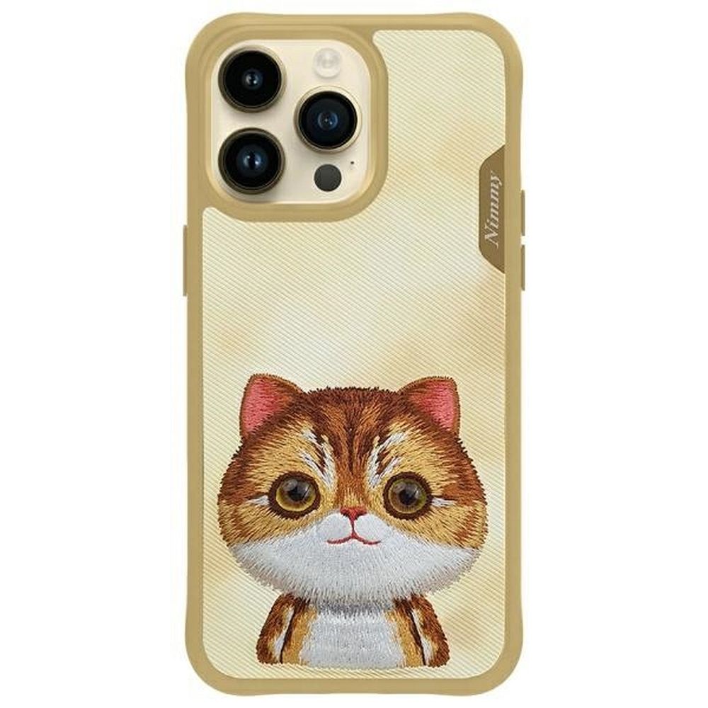 Nimmy Big Eyed Pet 2.0 Cat Ümbris jaoks iPhone 15 Pro - Roheline