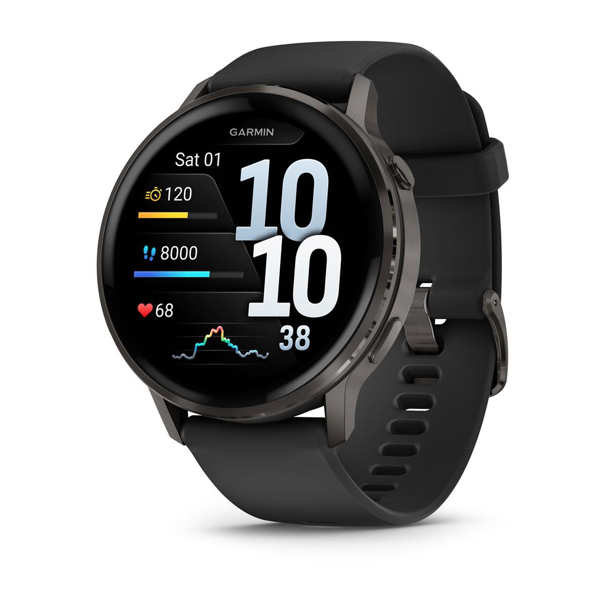 Nutikell VENU 4 45MM/Tumehall/BLK 010-03014-00 GARMIN