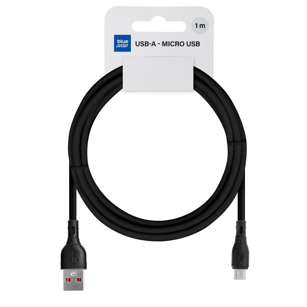 Kaabel USB A to Micro USB sinine Star 2A ECO 1 m PJ68-23-2 must