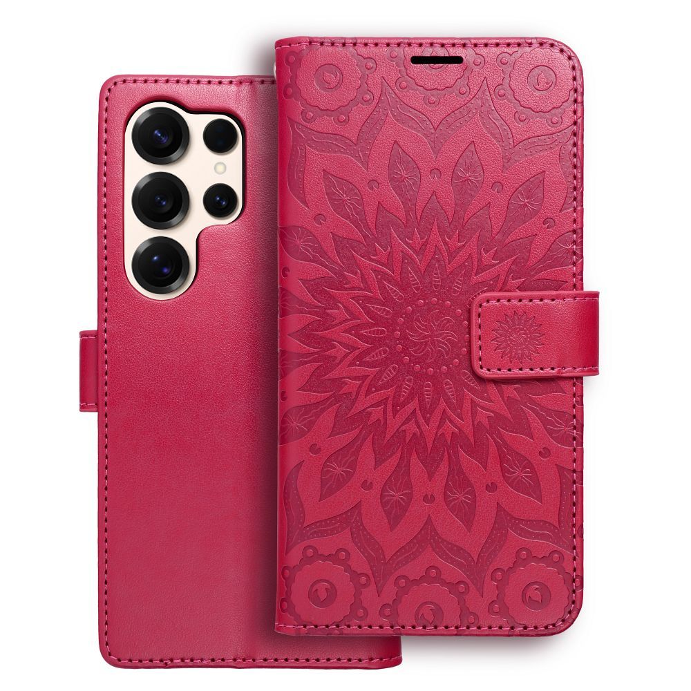 MEZZO Book ümbris jaoks SAMSUNG S25 Ultra mandala magenta