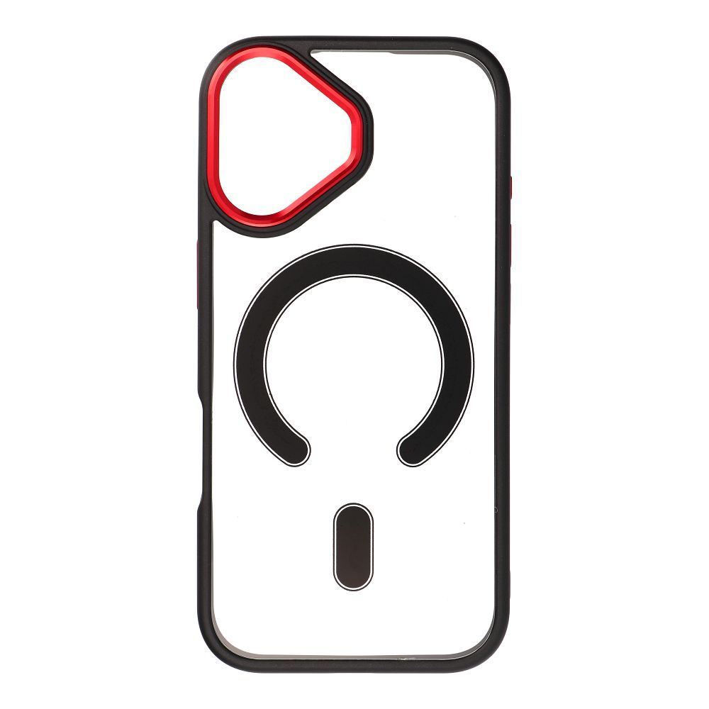 COLOR EDGE MAG COVER Ümbris compatible with MagSafe jaoks IPHONE 17 must punane