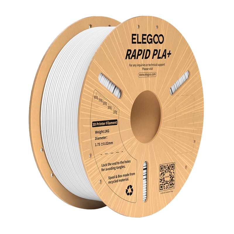 ELEGOO Rapid PLA+ Filament (valge)