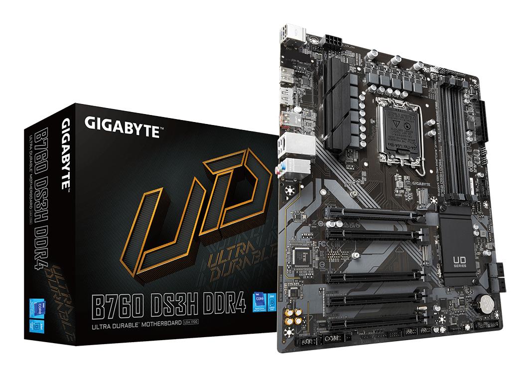 GIGABYTE B760 DS3H LGA1700 DDR4 emaplaat