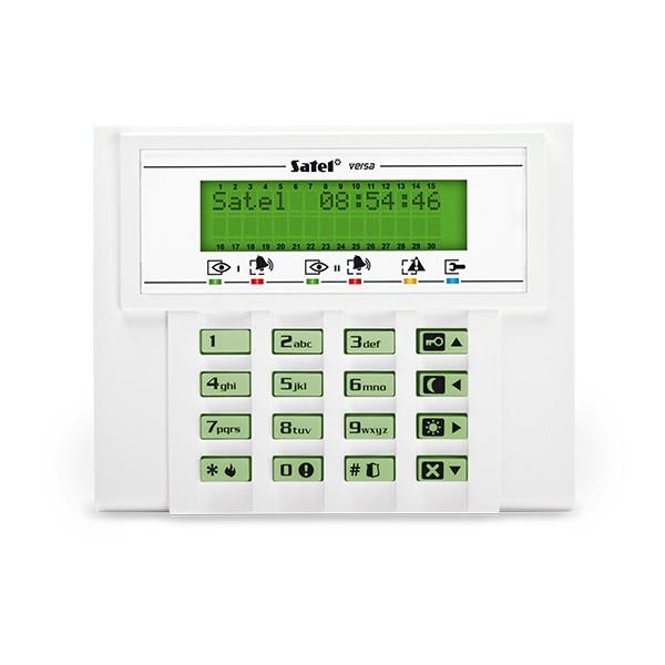Satel Versa-LCD-GR LCD klaviatuur, roheline