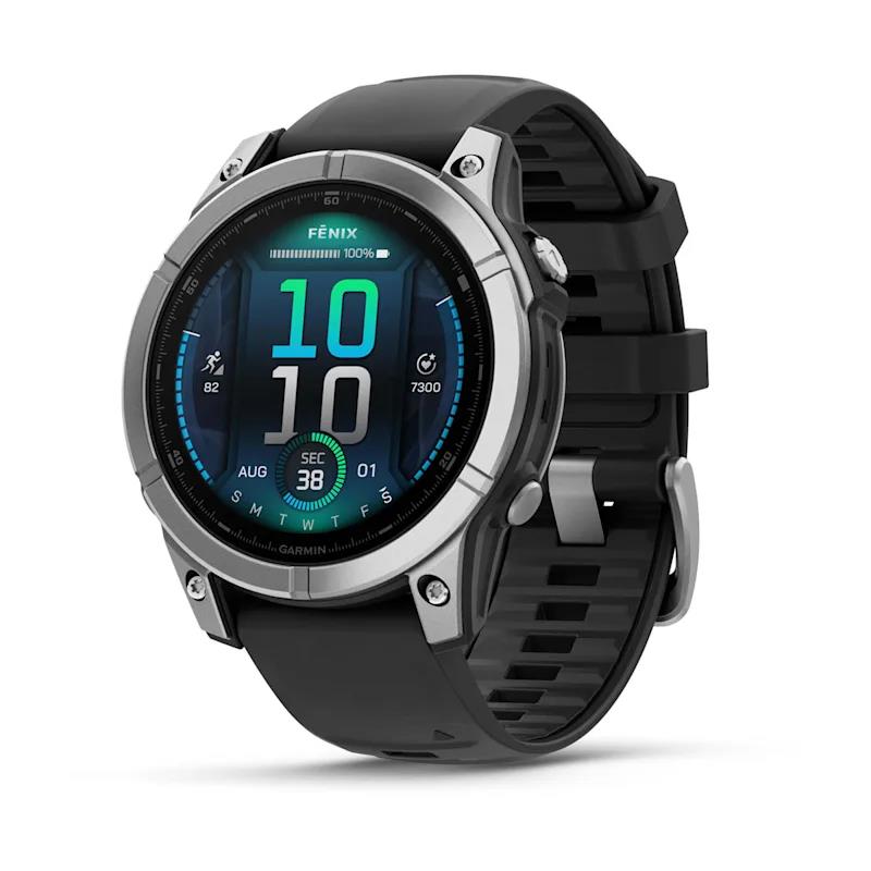 Nutikell Garmin Fenix E Steel must