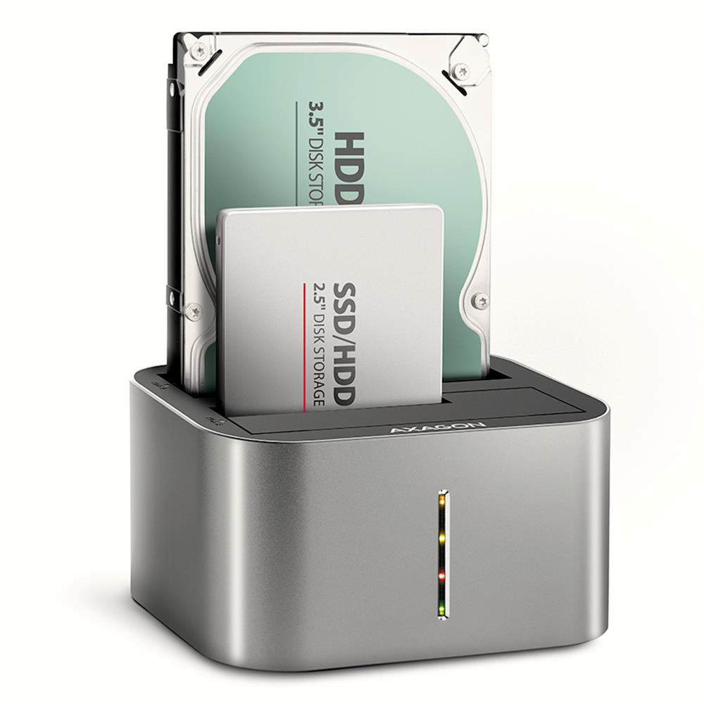 SSD TARVIK DOKIJAAM USB-C/2.5"/3.5" SATA ADSA-DC AXAGON