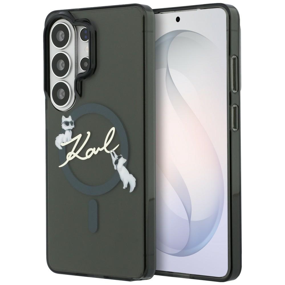 Karl Lagerfeld чехол IML KC Script MagSafe для Samsung Galaxy S26 Ultra чёрный