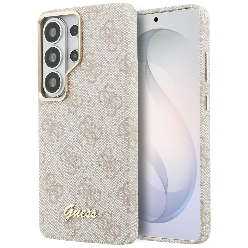 Guess ümbris 4G Script MagSafe Samsung Galaxy S26 Ultra jaoks roosa