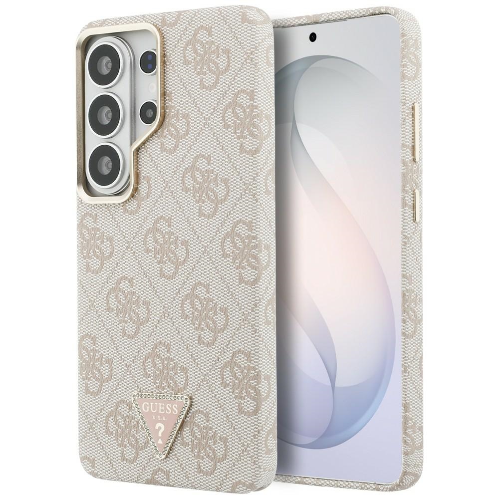 Guess ümbris 4G Triangle Logo MagSafe for Samsung Galaxy S26 Ultra roosa