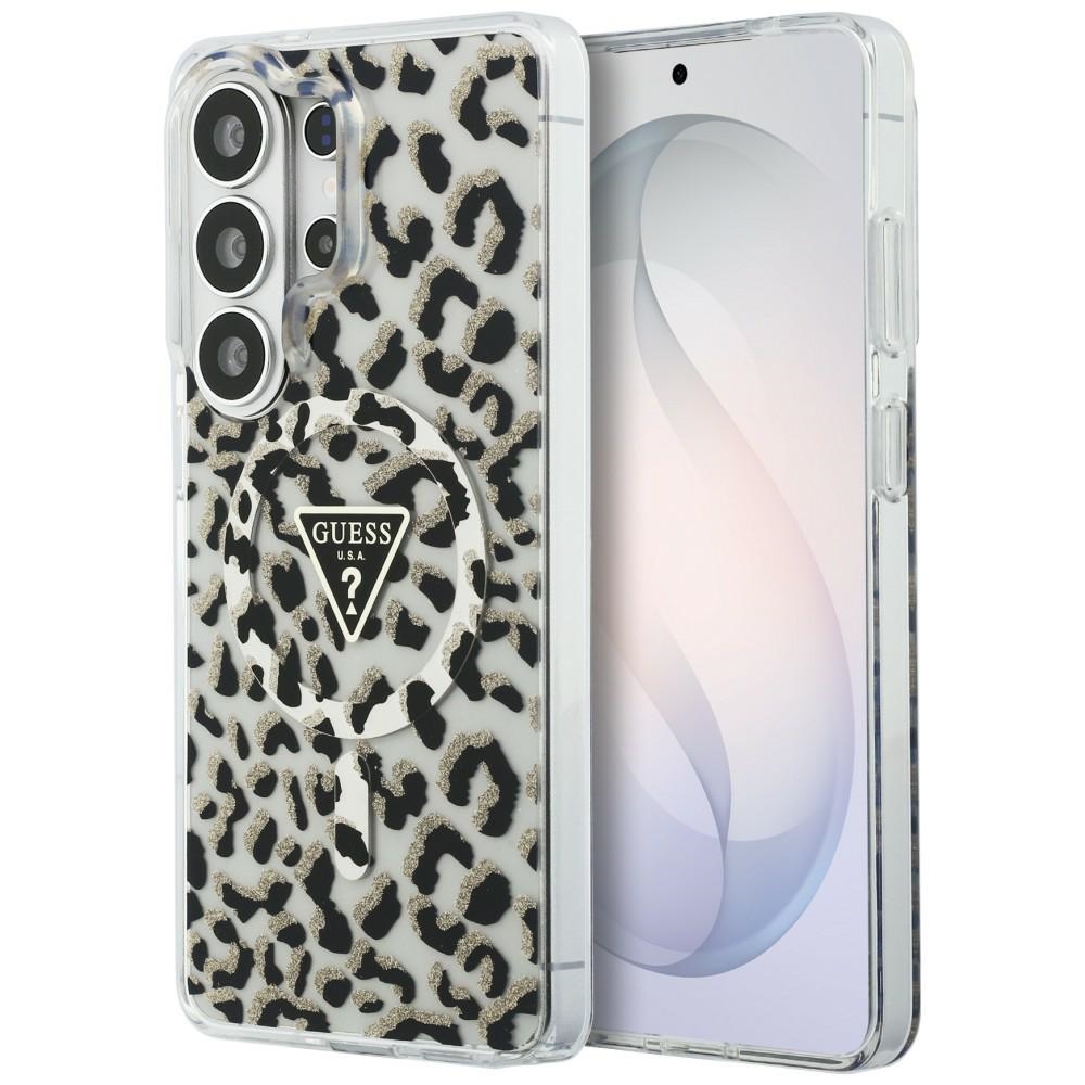 GUESS ümbris for SAMSUNG S26 Ultra GUHMS26LHLEGTGLK (Magnetic IML Leopard Print Triangle) must