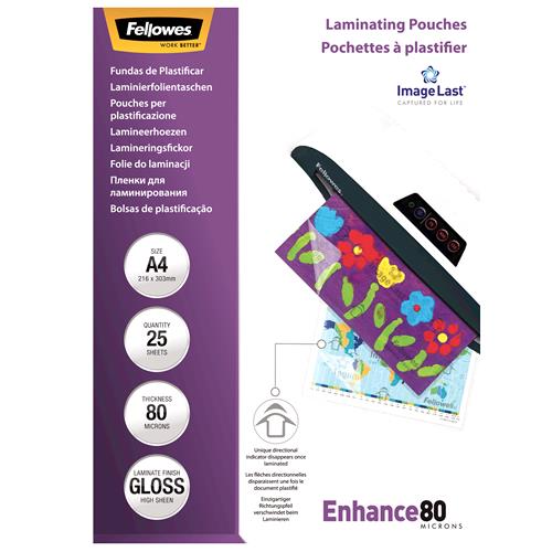 Fellowes ImageLast lamineerimiskiled A4 80mic 25tk