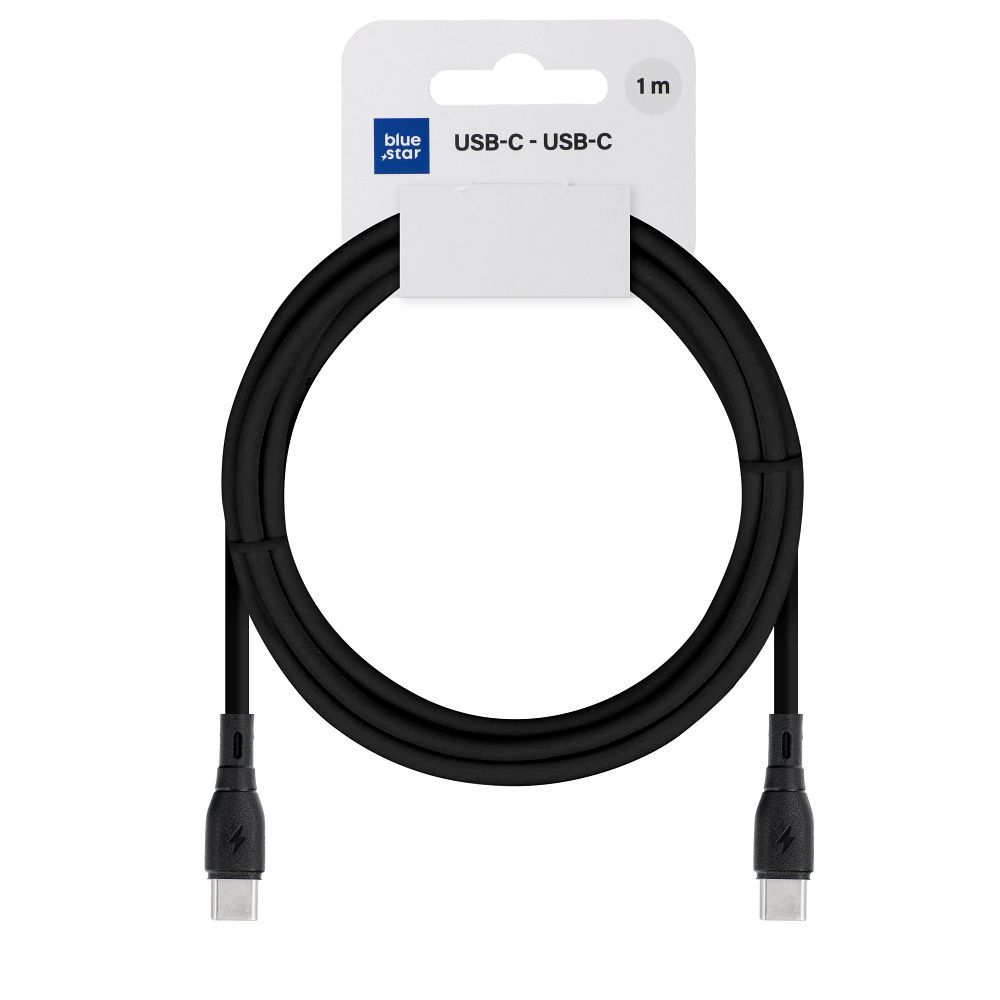 Kaabel USB C to USB C sinine Star 3A 60W ECO 1 m PJ73-13-3 must