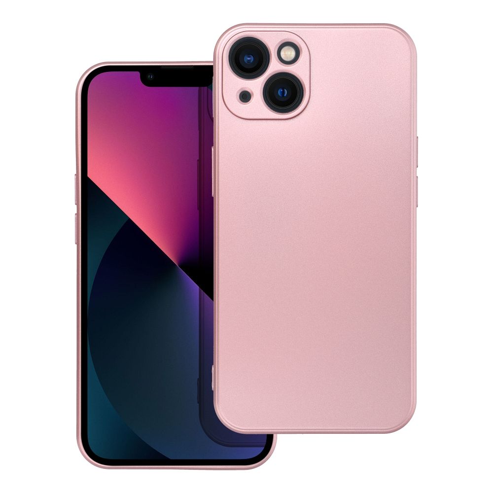 METALLIC Ümbris jaoks IPHONE 13 roosa