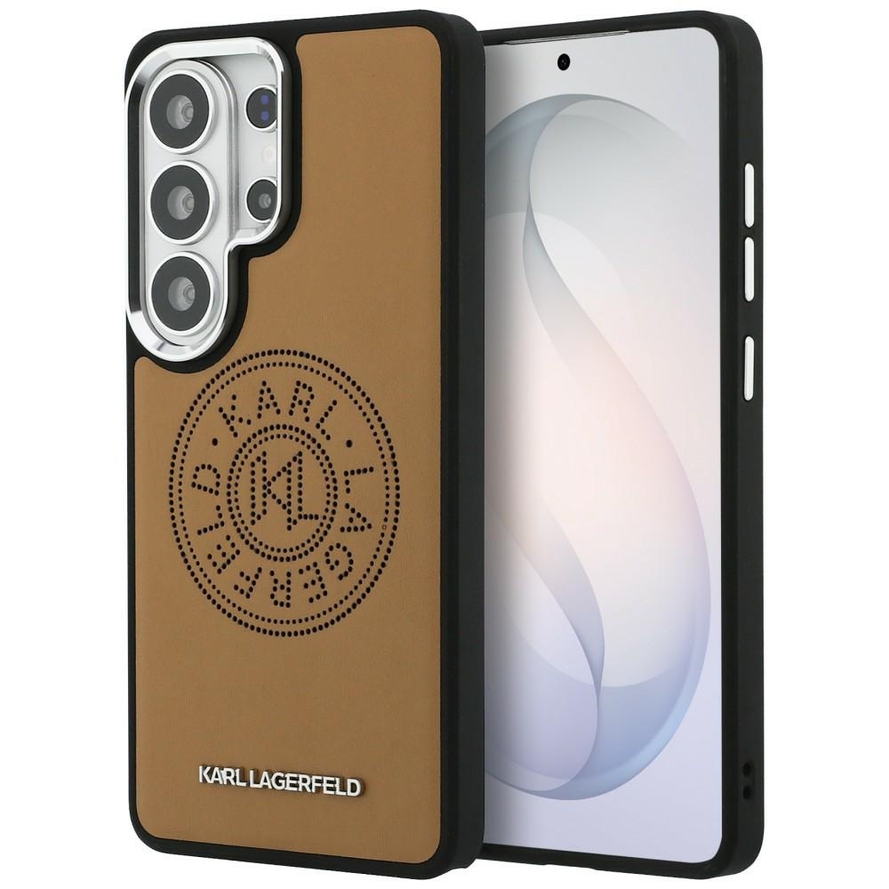 Karl Lagerfeld ümbris Perforated KL MagSafe Samsung Galaxy S26 Ultra pruun