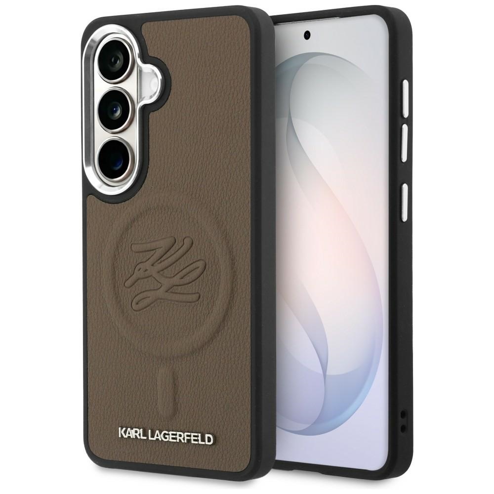 Karl Lagerfeld ümbris Embossed Ring Initials MagSafe Samsung Galaxy S26 pruun