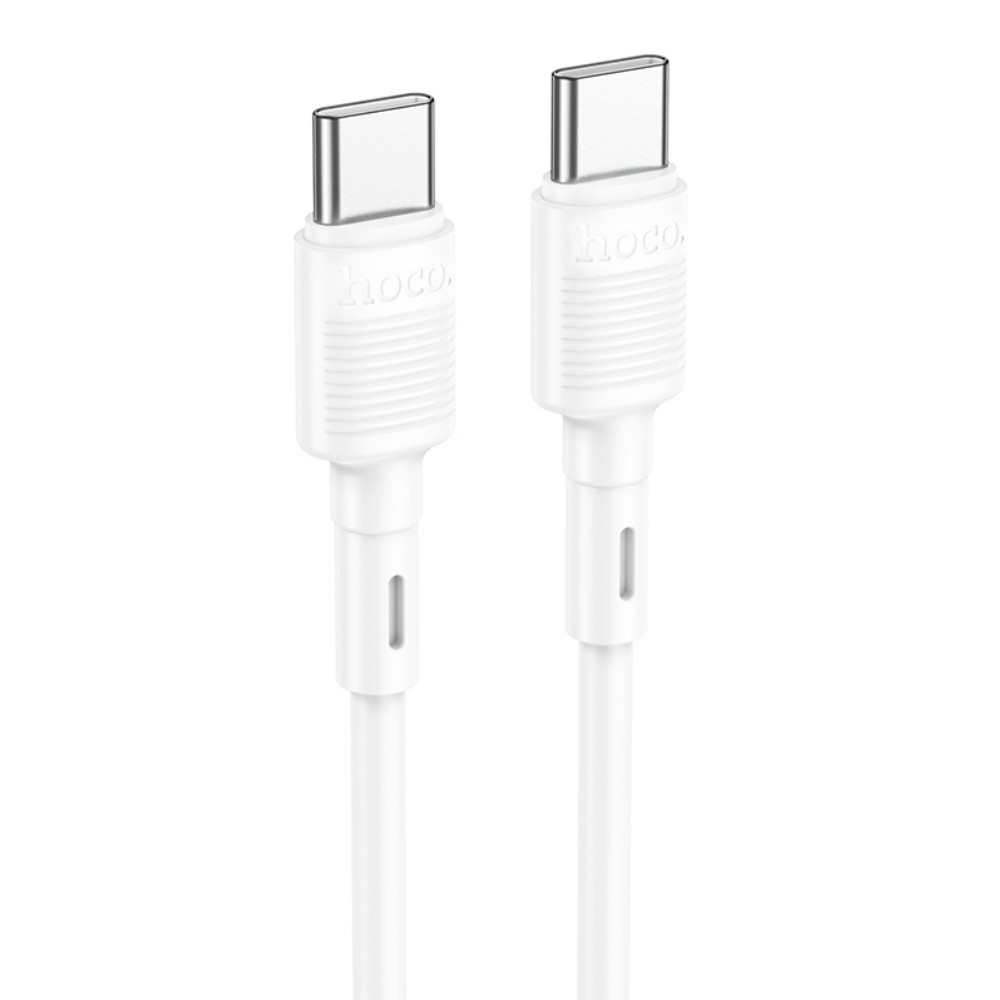 USB kaabel Hoco X83 60W Type-C to Type-C 1.0m valge
