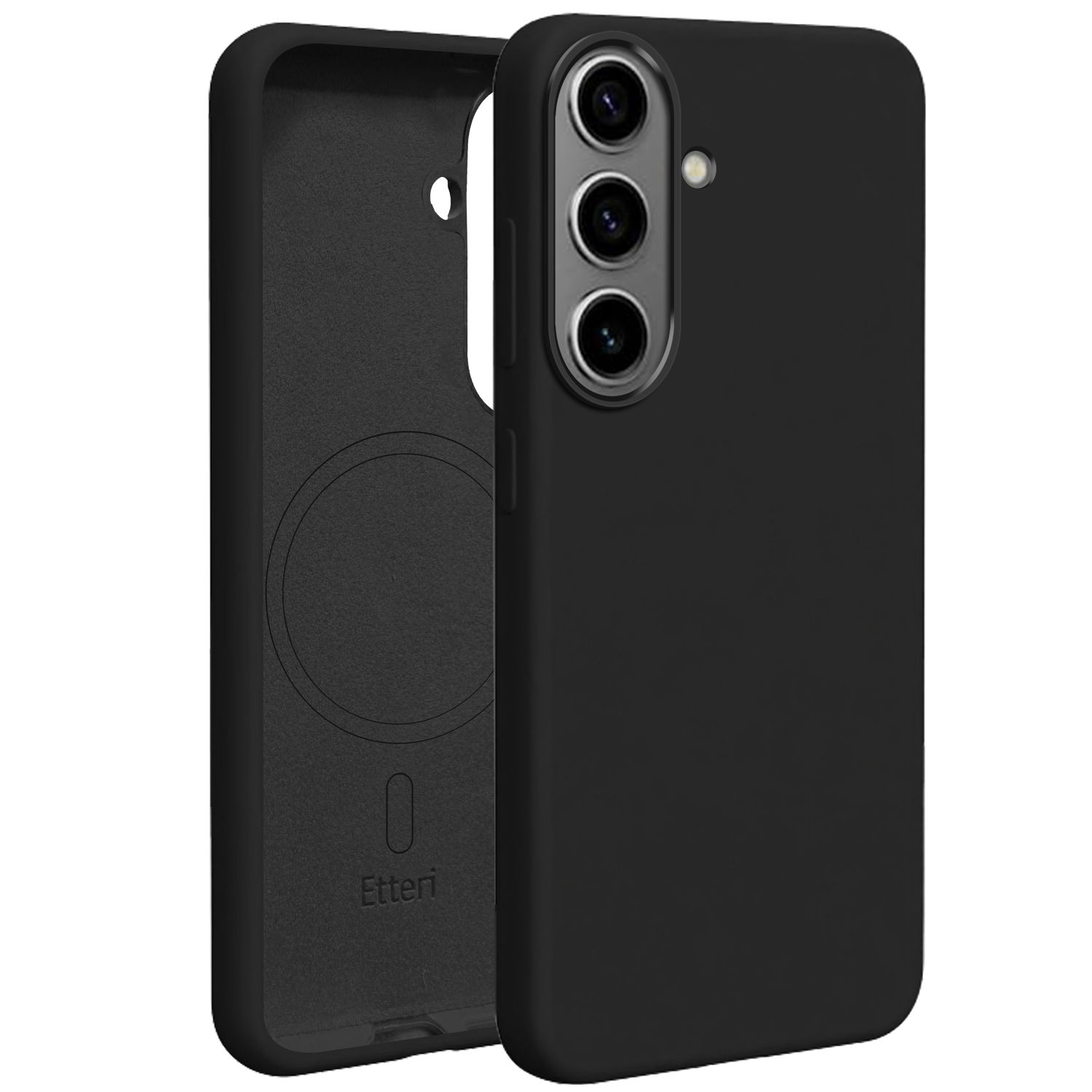 Etteri Silikoon Mag ümbris for Samsung Galaxy S26 must