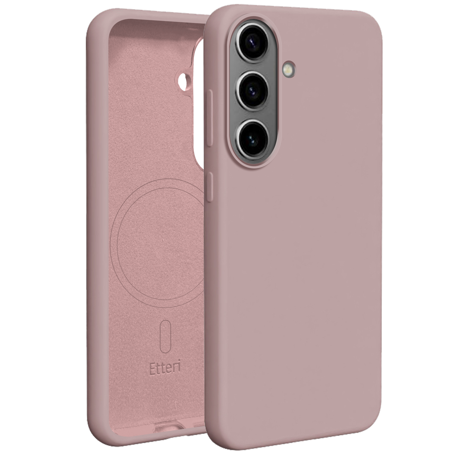 Etteri Silikoon Mag ümbris for Samsung Galaxy S26 heleroosa