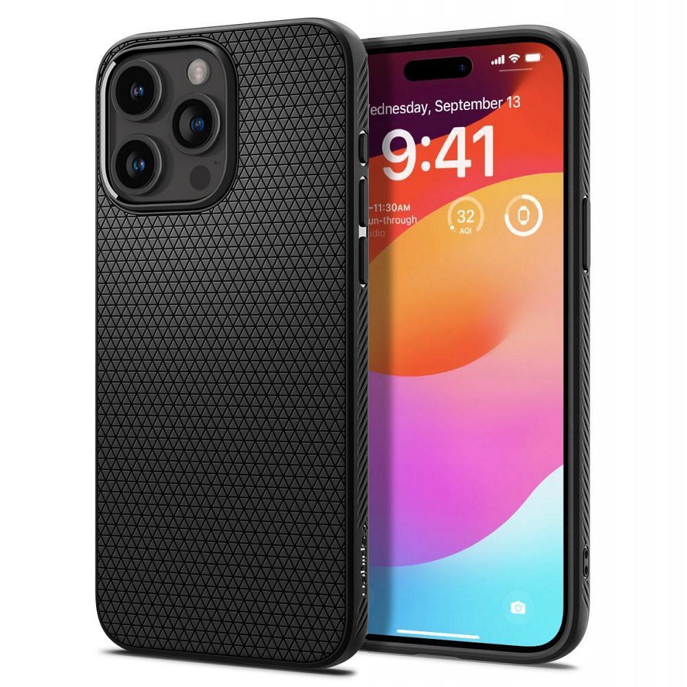 SPIGEN ümbris LIQUID AIR jaoks IPHONE 15 Pro matte must