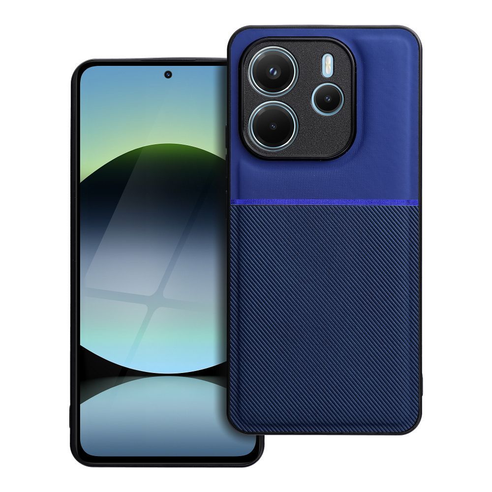 NOBLE ümbris jaoks XIAOMI Redmi Note 14 4G (GLOBAL - 163,25mm x 76,55mm x 8,16mm) sinine