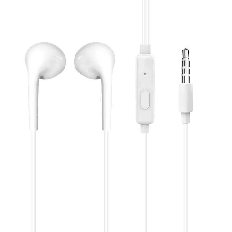 Dudao kõrvasisene juhtmega mini jack 3.5mm peakomplekt valge (X10S valge)