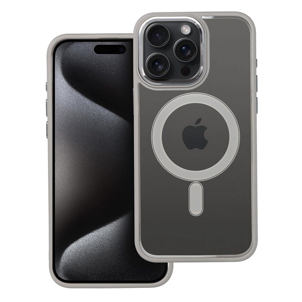 COLOR EDGE MAG COVER Ümbris compatible with MagSafe jaoks IPHONE 15 Pro Max titatnium hall