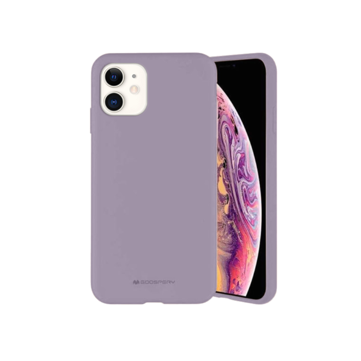Mercury Silicone ümbris iPhone 11 jaoks, lilla
