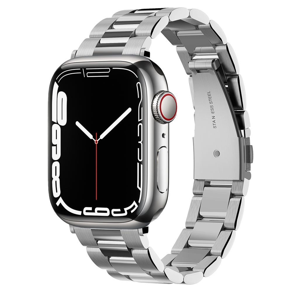 Spigen Modern Fit ремешок для Apple Watch 4/5/6/7/8/SE (38/40/41 мм) - Серебряный