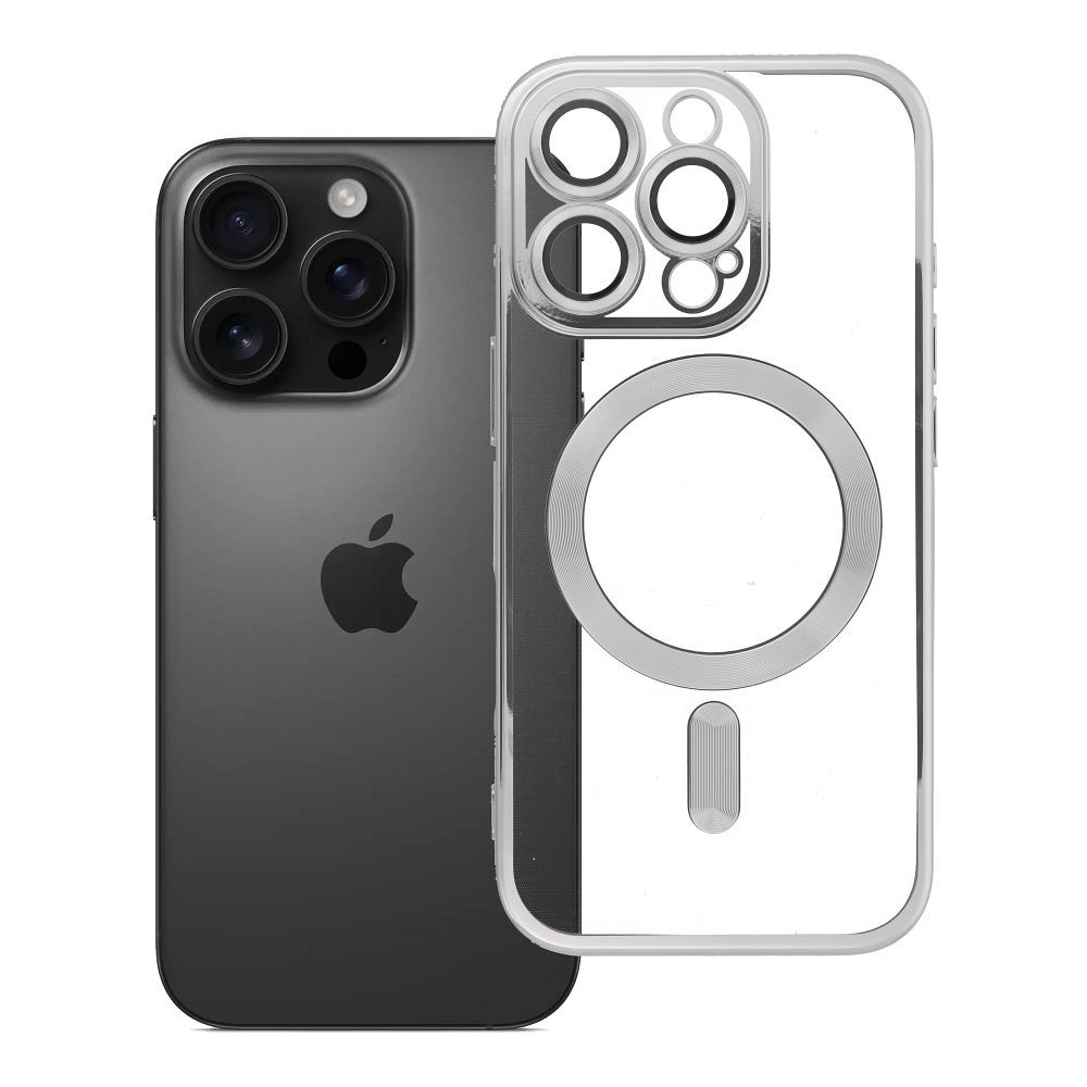 ELECTRO MAG COVER case compatible with MagSafe jaoks IPHONE 16 Pro titanium