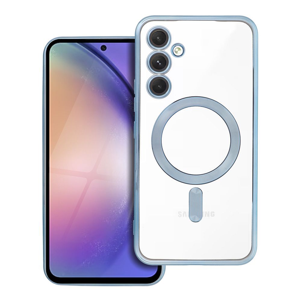 ELECTRO MAG COVER case compatible with MagSafe jaoks SAMSUNG A54 sinine