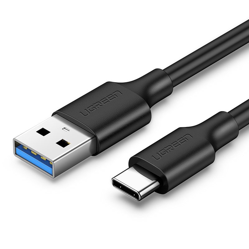 Ugreen US184 20882 USB-A 3.0 / USB-C 3A kaabel 1m - must