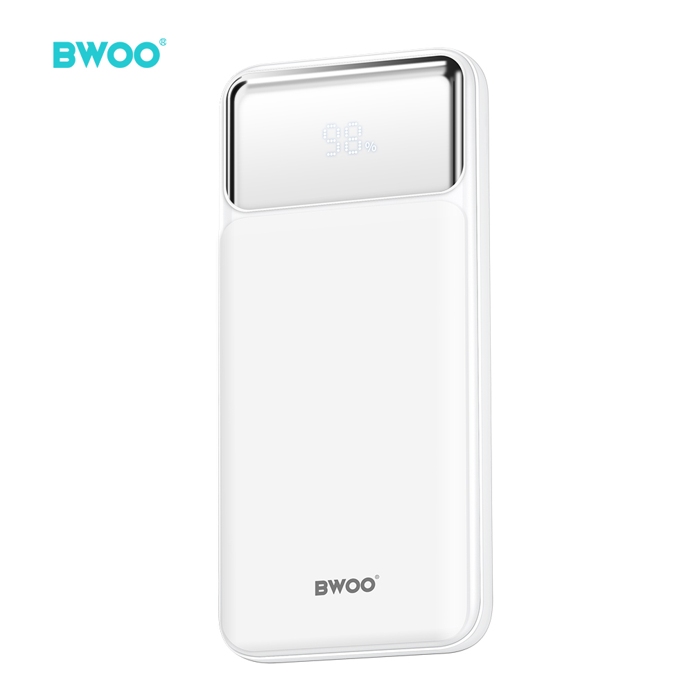 BWOO eriti õhuke 22,5W 10000mAh akupank valge