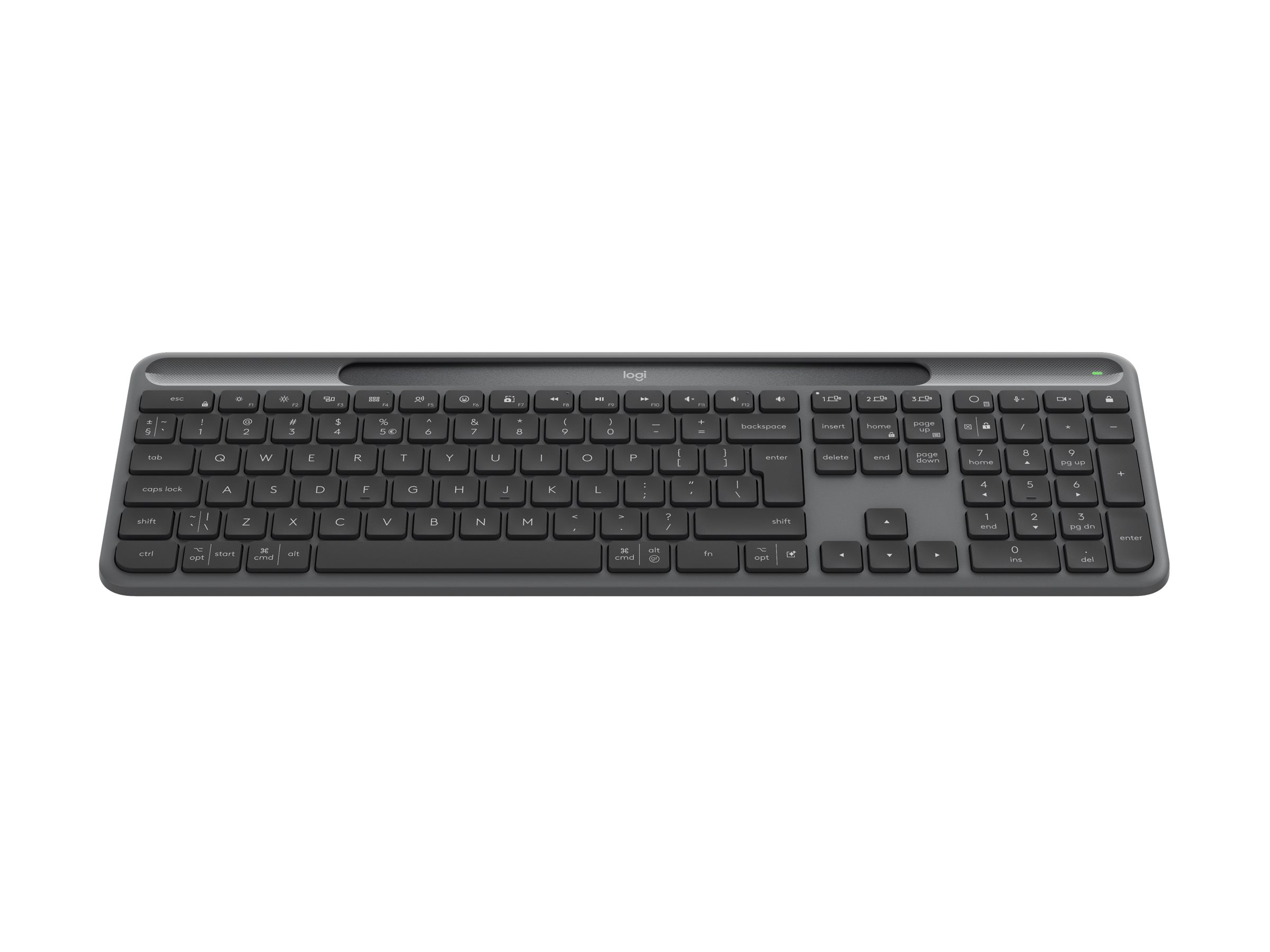Logitech Slim Solar+ klaviatuur Grafiit (US)