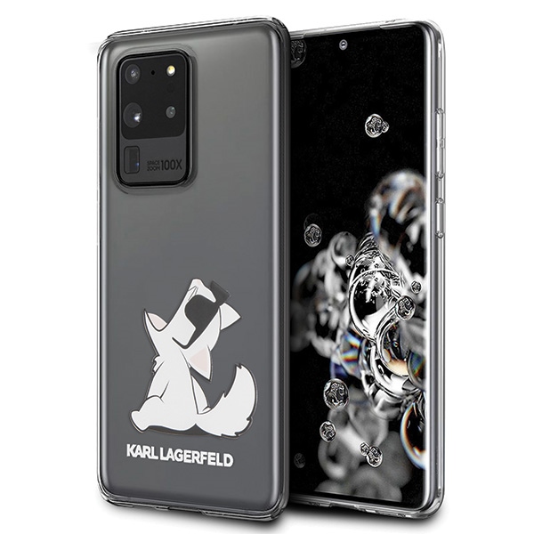 Karl Lagerfeld KLHCS69CFNRC S20 Ultra G988 прозрачный Choupette Fun
