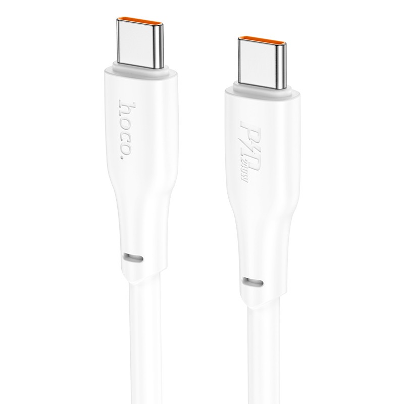 USB cable Hoco X93 60W USB-C to USB-C 2.0m white