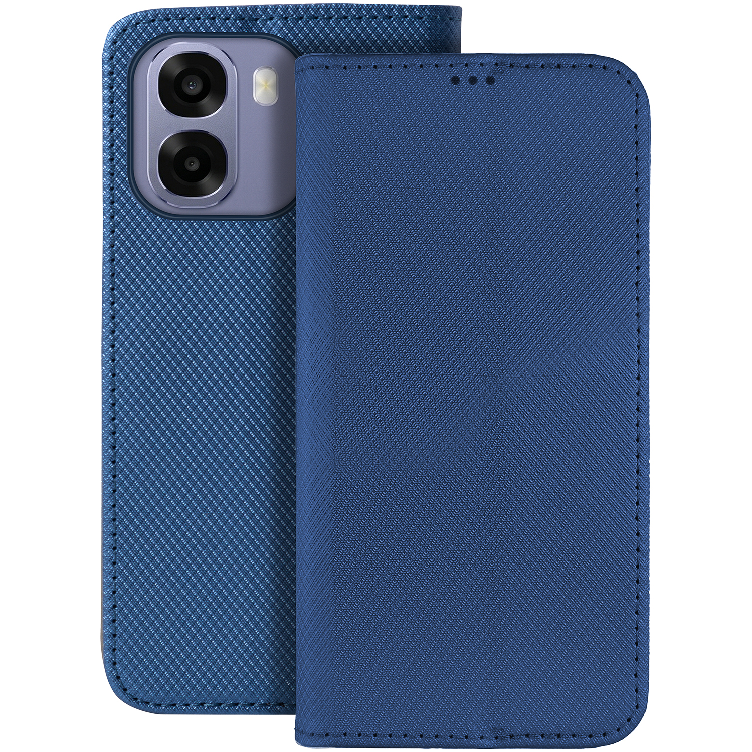 Smart Magnet case for Oppo A6 4G / A6 5G / A6X 4G / A6X 5G / A6S 4G / A6S 5G Global navy blue