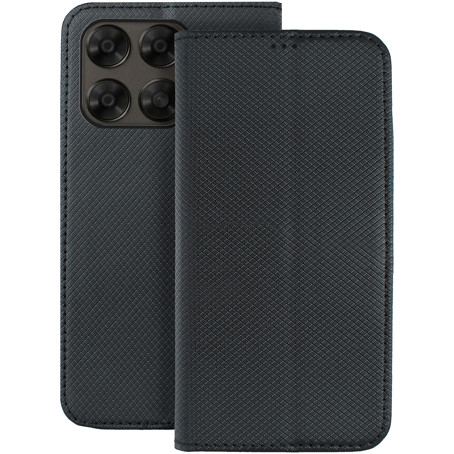 Smart Magnet ümbris Motorola Moto G67 5G / G77 5G must