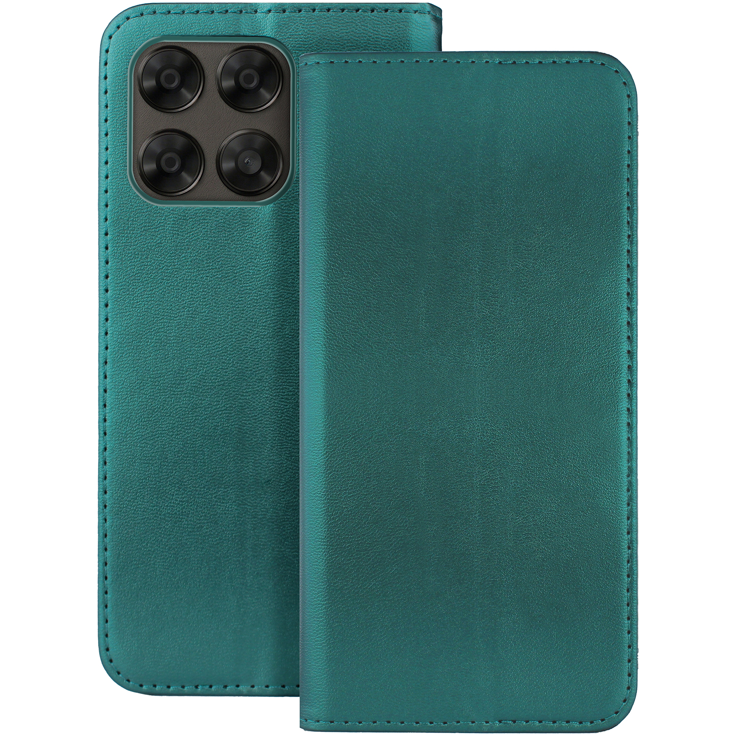Smart Magnetic case for Motorola Moto G67 5G / G77 5G dark green