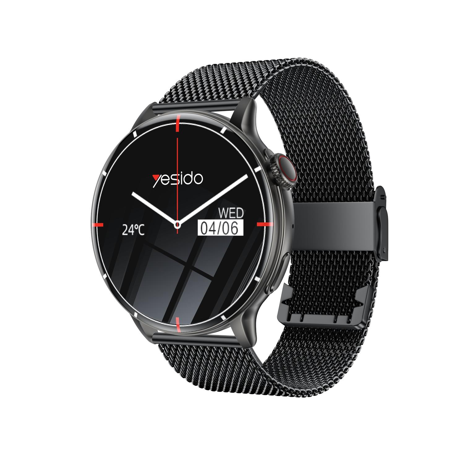 YESIDO SMARTWATCH BT 5.2 300mAh IP67 WITH 2 STRAPS must