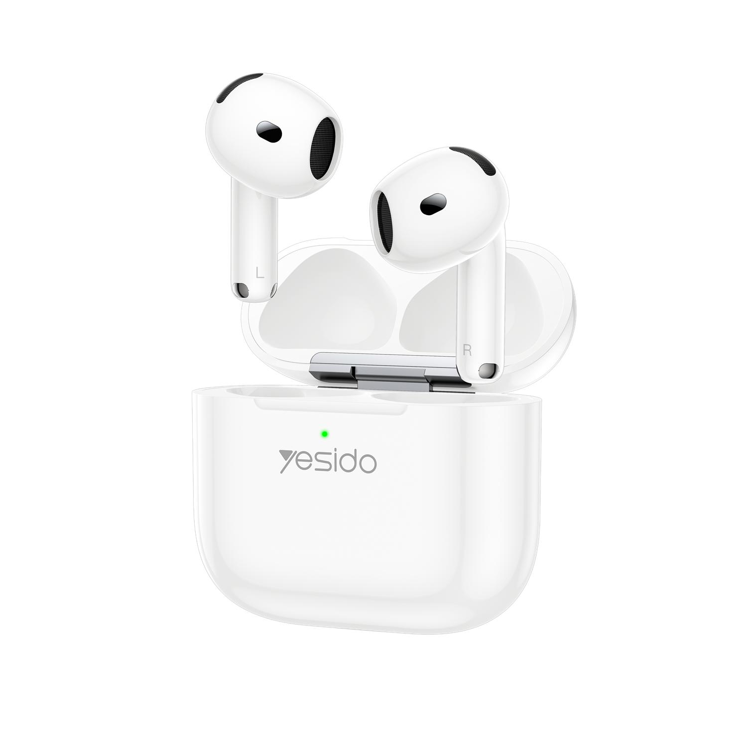 YESIDO HEADPHONES TWS32 (ANC) BT 5.4 300mAh valge