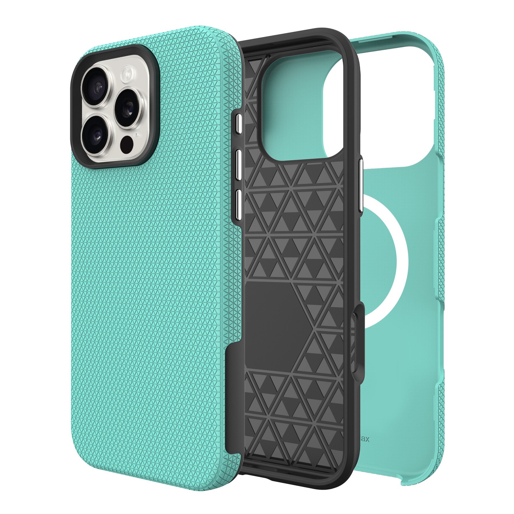 Чехол Perfectionists Triangle Mag для iPhone 13 Pro Max зелёный