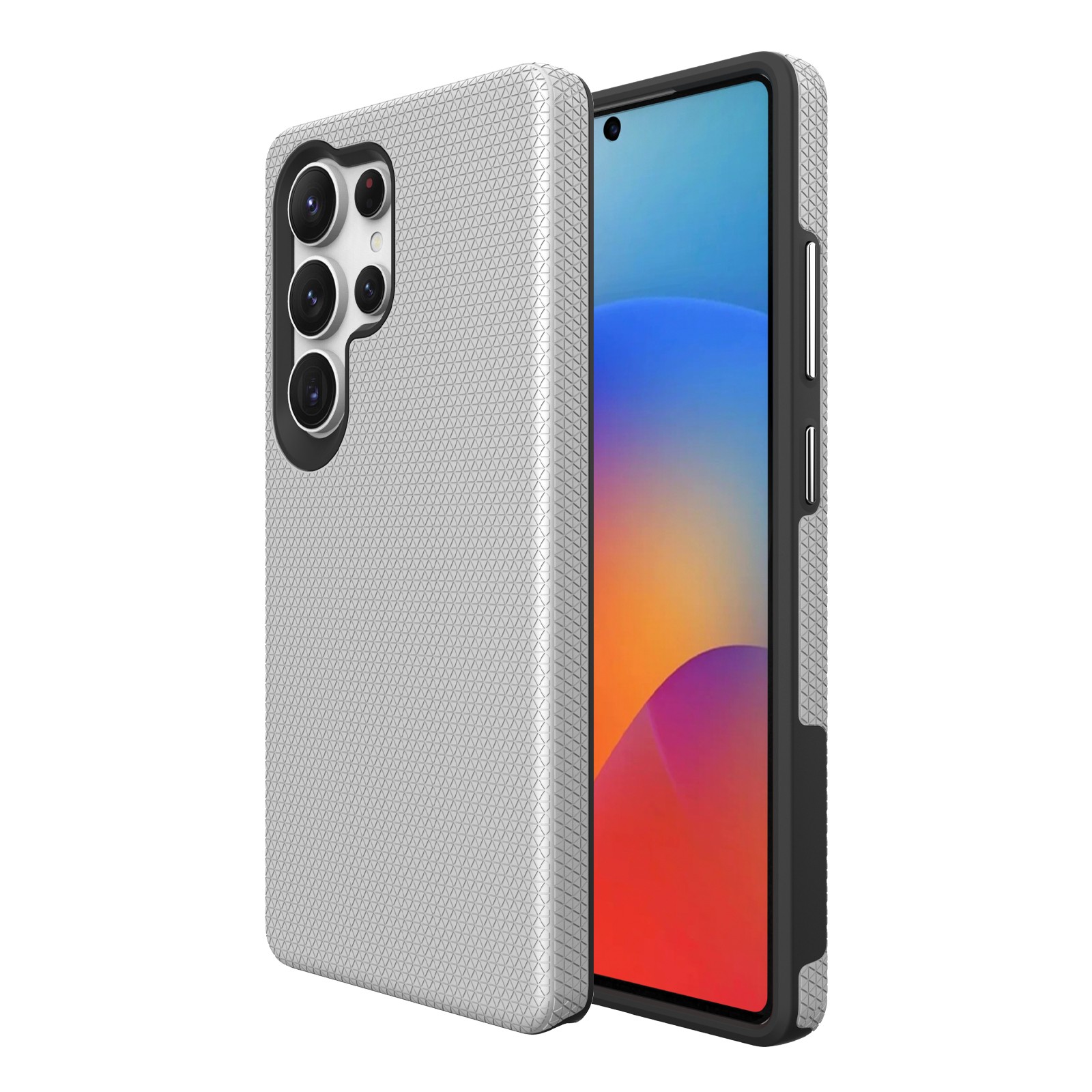 Perfectionists Triangle Ümbris Samsung S928 S24 Ultra hõbedane